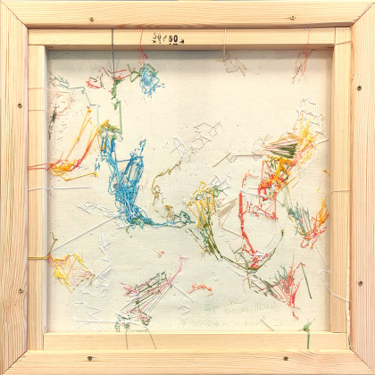 Agnieszka Potocka-Makoś - obrazy tech. mieszana - Wszystkiego najlepszego - haft obraz foto #4