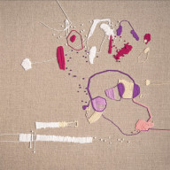 CZYSTA RADOŚĆ - HAFT OBRAZ ABSTRAKCJA