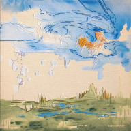 CHMURNIE - HAFT OBRAZ ABSTRAKCJA