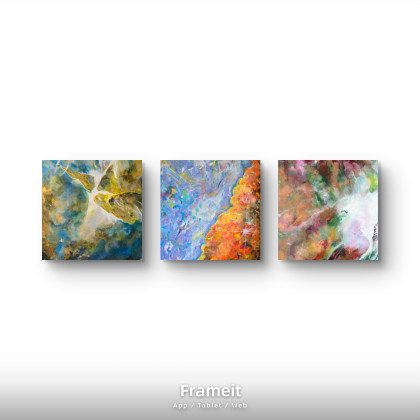 Ewa Mościszko - obrazy akwarela - Uniwerse 2 foto #3