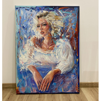 Jolanta Strzelczyk - obrazy olejne - BEZSENNA NOC foto #1