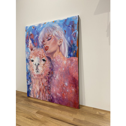 Jolanta Strzelczyk - obrazy olejne - BAŚŃ O ALPACE foto #4