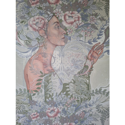 Letni poranek, Nadia Siemek, obrazy akryl