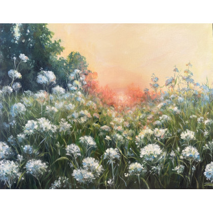 Wspomnienia o lecie, Maria Mandis, olej + akryl