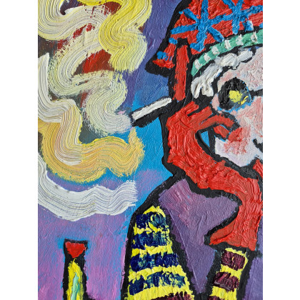 Marlena Kuć - obrazy olejne - nocne czuwanie foto #2