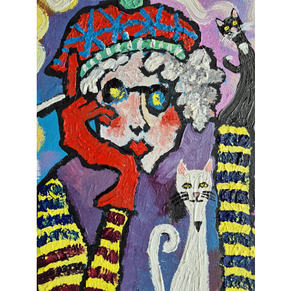 Marlena Kuć - obrazy olejne - nocne czuwanie foto #4