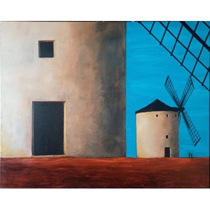 W bezruchu, Paula Staniec, obrazy akryl