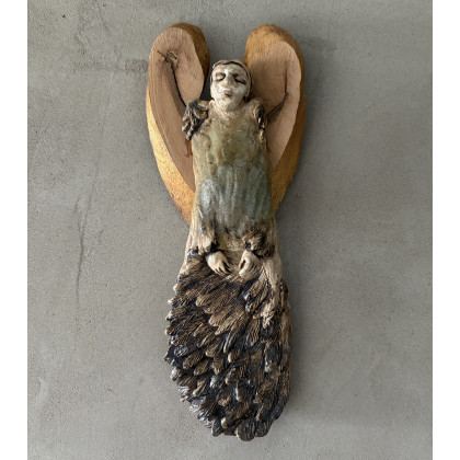 ultraviolet - płaskorzeźba - Anioł ceramiczny na ścianę foto #1