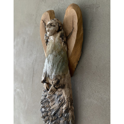 ultraviolet - płaskorzeźba - Anioł ceramiczny na ścianę foto #2