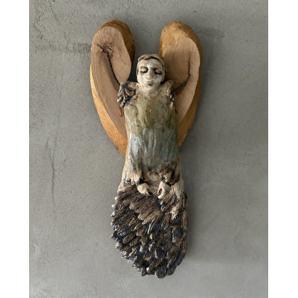 ultraviolet - płaskorzeźba - Anioł ceramiczny na ścianę foto #4