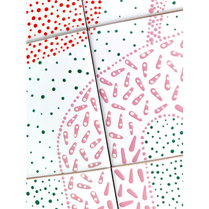 Marcin Waśka - mozaika ceramiczna - Obraz ceramiczny- Wazon foto #1