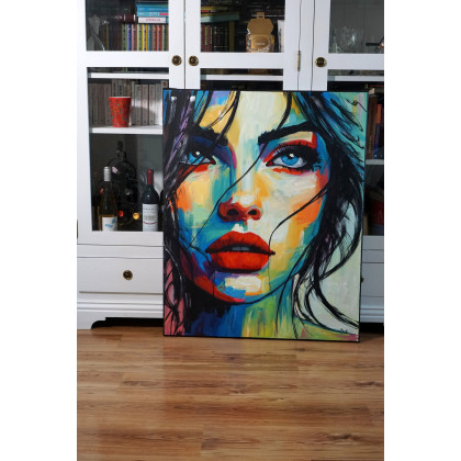 Rafal Stach - olej + akryl - This Moment 80x100 foto #4