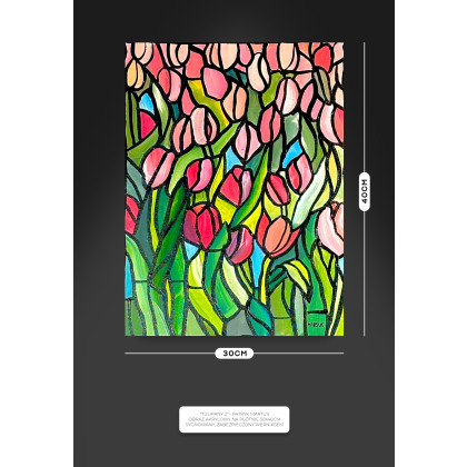 Patryk Martuś - obrazy akryl - TULIPANY 2 foto #1