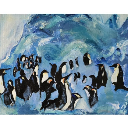 Icebrekers, Ewa Mościszko, obrazy akryl