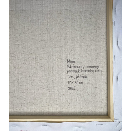 Myroslava Burlaka - obrazy olejne - Słoneczny zimowy poranek. Koronka cieni. foto #4