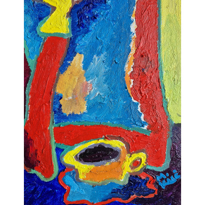 Marlena Kuć - obrazy olejne - kawa i cienie foto #2