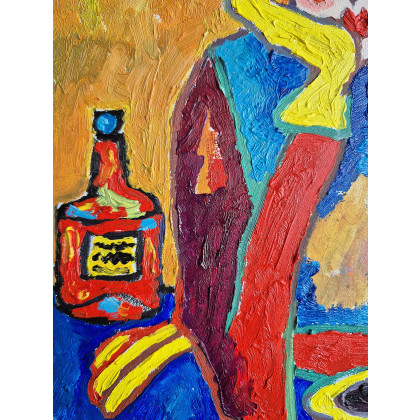 Marlena Kuć - obrazy olejne - kawa i cienie foto #3