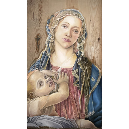 Kopia fragment obrazu Botticellego., paweln, obrazy olejne