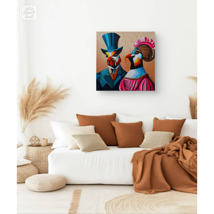 Sylwia Młodziejewska - obrazy akryl - Teść i Teściowa foto #1