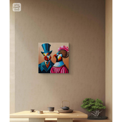 Sylwia Młodziejewska - obrazy akryl - Teść i Teściowa foto #2