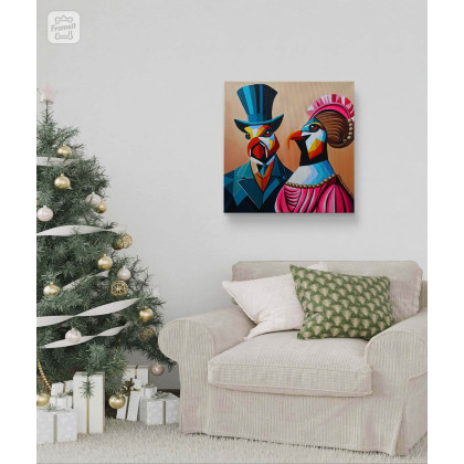 Sylwia Młodziejewska - obrazy akryl - Teść i Teściowa foto #4