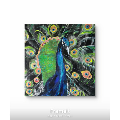 Ewa Mościszko - obrazy akryl - Lady blue foto #1