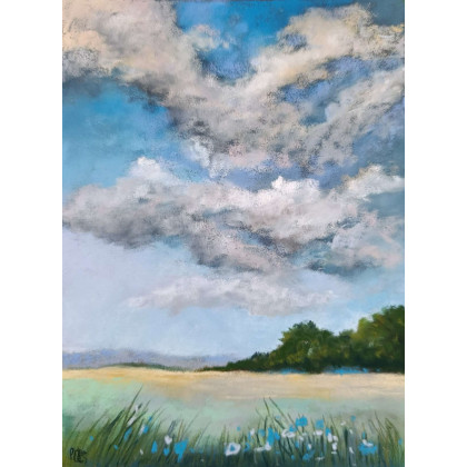 Paulina Lebida - pastele suche - Pejzaż - rysunek pastelami foto #1