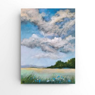 Pejzaż - rysunek pastelami