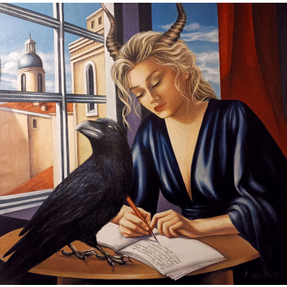 Opowieści Gazeli, Elżbieta Wiśniewska, obrazy akryl