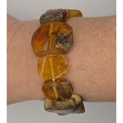 Ewa Mikusek - bransoletki - Bransoletka z bursztynu foto #1