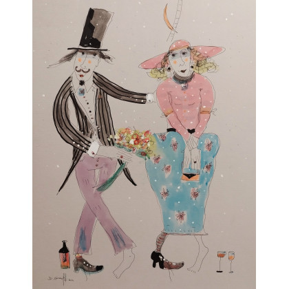 Dariusz Grajek - obrazy tech. mieszana - Kocham ciebie... foto #1