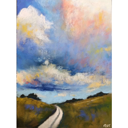 Paulina Lebida - pastele suche - Pejzaż - rysunek pastelami foto #1