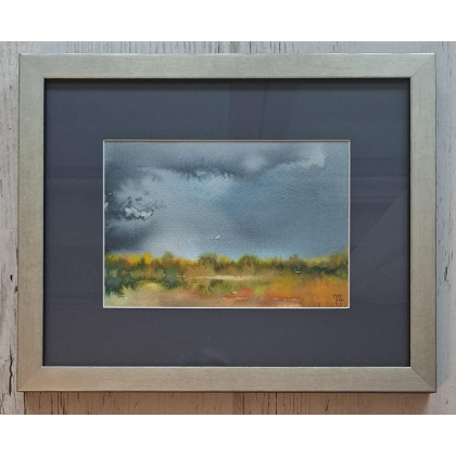 Akwarela w oprawie, Jolanta Zdanowicz, obrazy akwarela