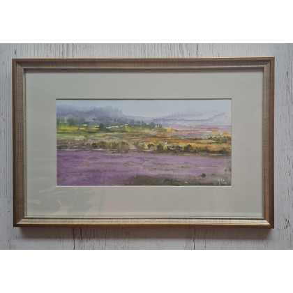 Akwarela w oprawie, Jolanta Zdanowicz, obrazy akwarela