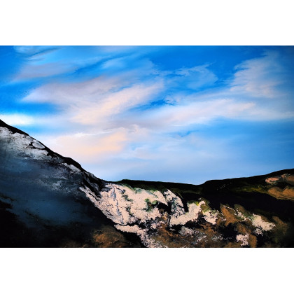 The sky above the soft hills, Felix Guenther, obrazy akryl