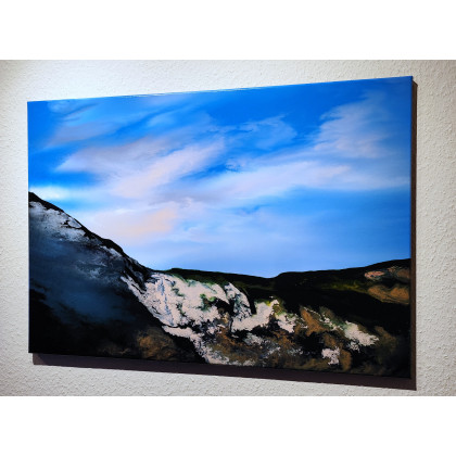 Felix Guenther - obrazy akryl - The sky above the soft hills foto #1