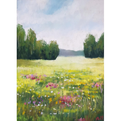 Paulina Lebida - rysunki tech.mieszana - Pejzaż -rysunek pastele foto #1