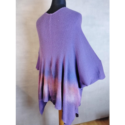 Krzysztof Paweł Kowalski - poncza  - Kardigan  XXL w kolorze fiołkowym foto #2