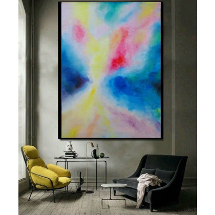 duży obraz olejny dna, Marlena Kuć, obrazy olejne