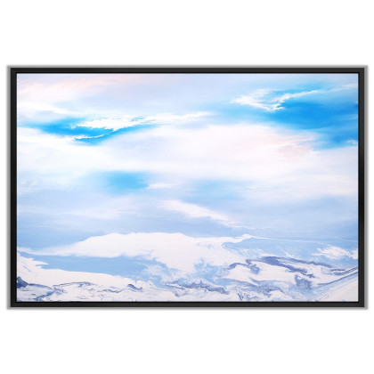 Felix Guenther - obrazy akryl - Tranquil winter world foto #3