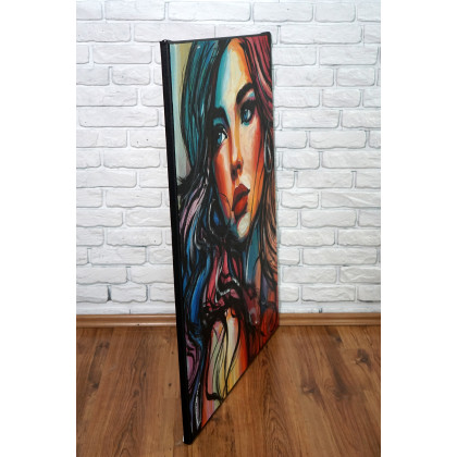 Rafal Stach - olej + akryl - Patrząc w dal 80x100 foto #2