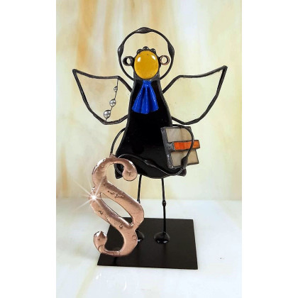 Aleksander Makarski - anioły i aniołki - Prawniczka - aniołek witrażowy 3D foto #1