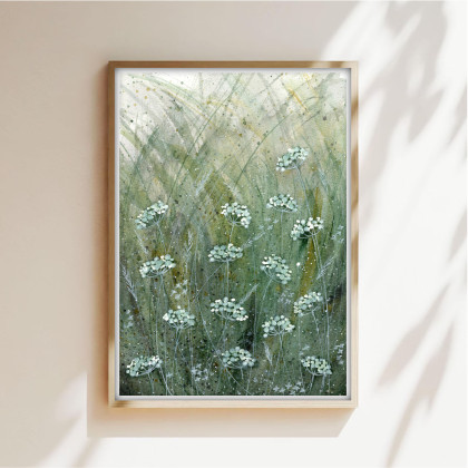 Akwarela A5.  Łąka, Małgorzata Domańska ART, obrazy akwarela