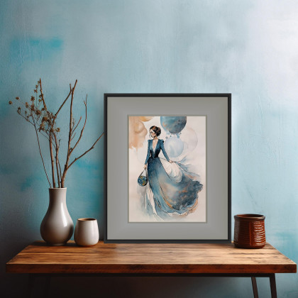 Joanna Tomczyk - obrazy akwarela - Potęga we mnie, Akwarela 24x32 cm foto #2