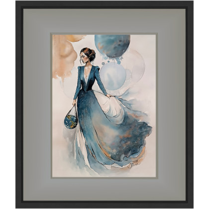 Joanna Tomczyk - obrazy akwarela - Potęga we mnie, Akwarela 24x32 cm foto #4