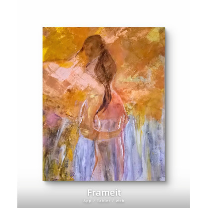 Ewa Mościszko - obrazy akryl - Devotion na plotnie foto #2