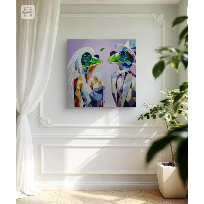 Sylwia Młodziejewska - obrazy akryl - Kochaj mnie foto #1