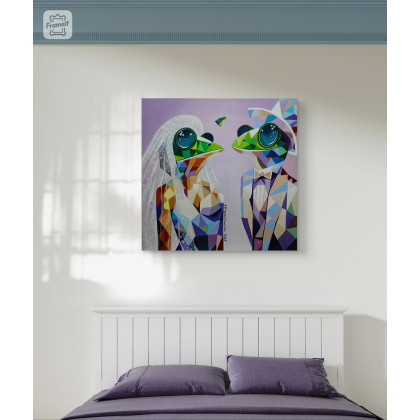 Sylwia Młodziejewska - obrazy akryl - Kochaj mnie foto #2