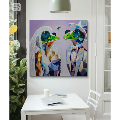 Sylwia Młodziejewska - obrazy akryl - Kochaj mnie foto #3