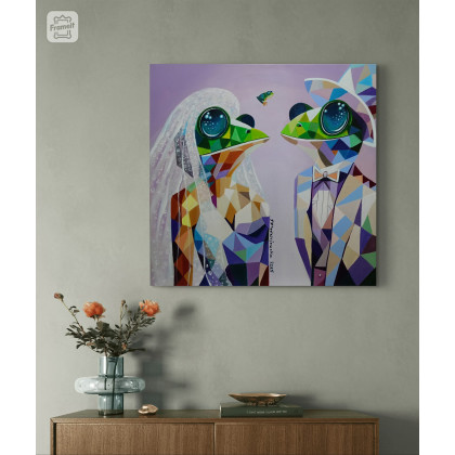 Sylwia Młodziejewska - obrazy akryl - Kochaj mnie foto #4